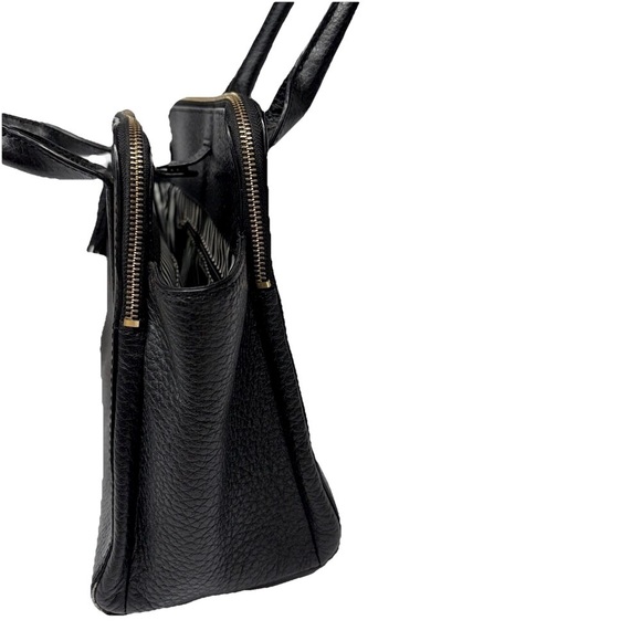 Kate Spade New York Southport Avenue Lydia SLOAN Black Leather Satchel BAG - Picture 3 of 13